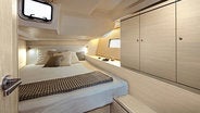 Bedroom of Sunsail yacht